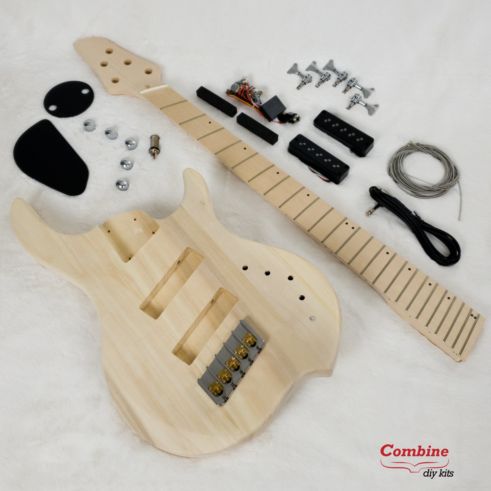 Combine Multiscale 5-String DIY Guitar Kit