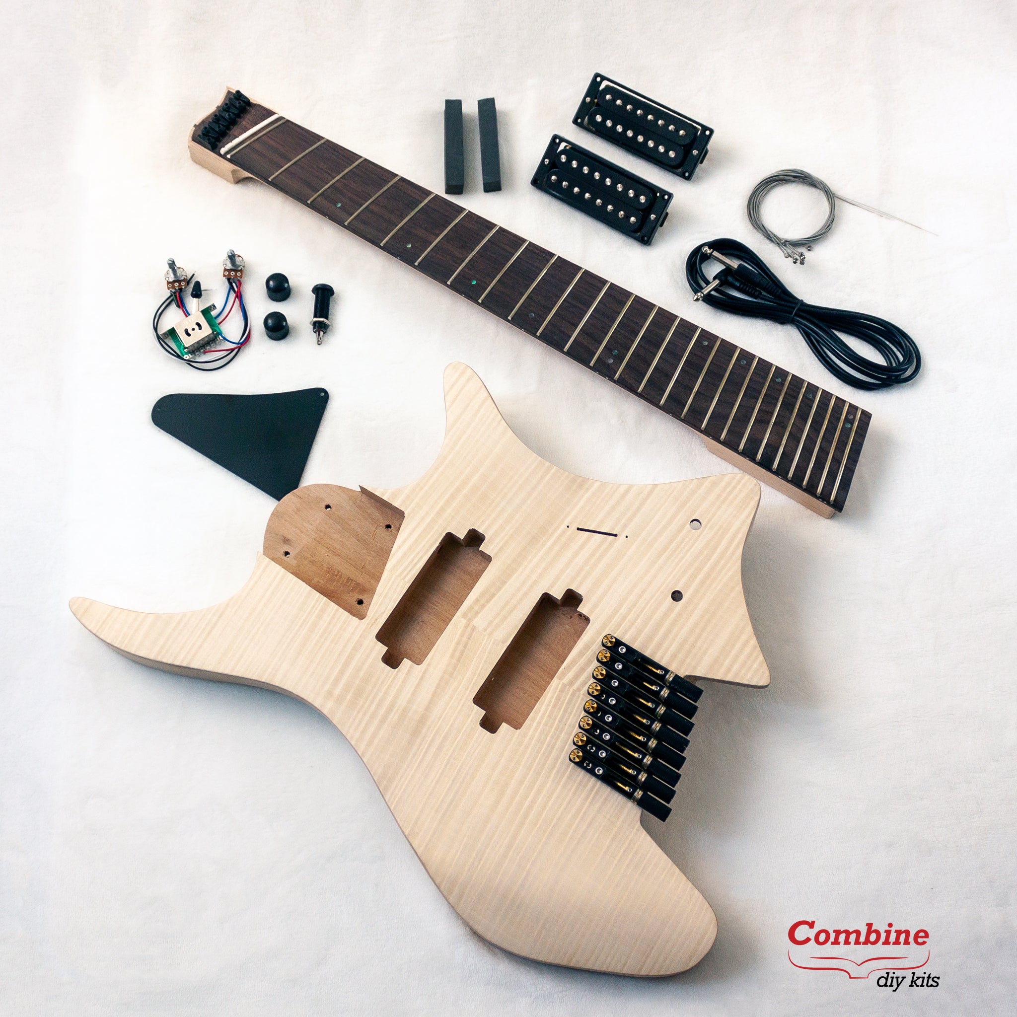 Guitar　Combine　Multiscale　Combine　8-String　DIY　–　Kit　Guitars