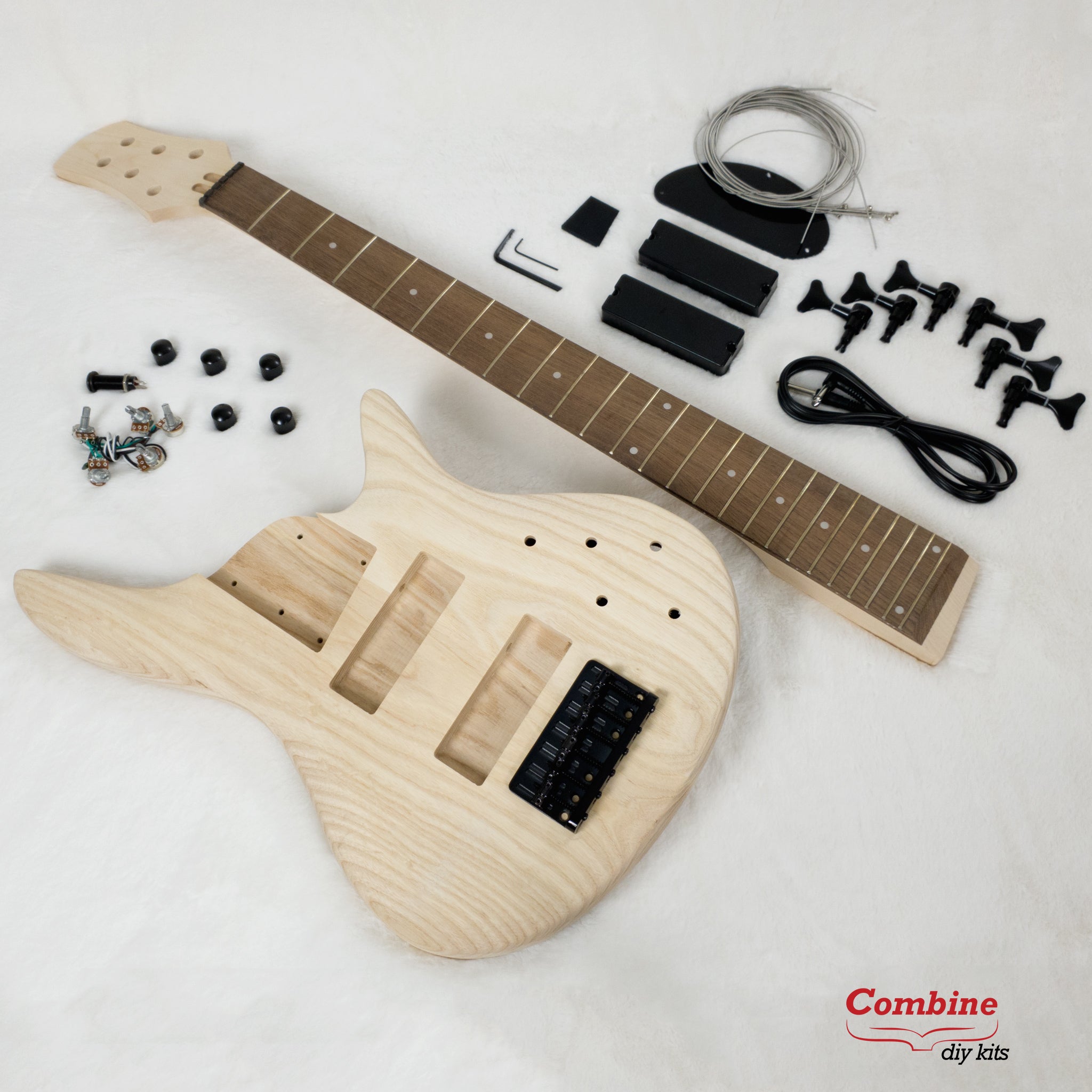 Kit 6 String Bass Combine 6-String DIY Bass Kit – Combine Guitars
